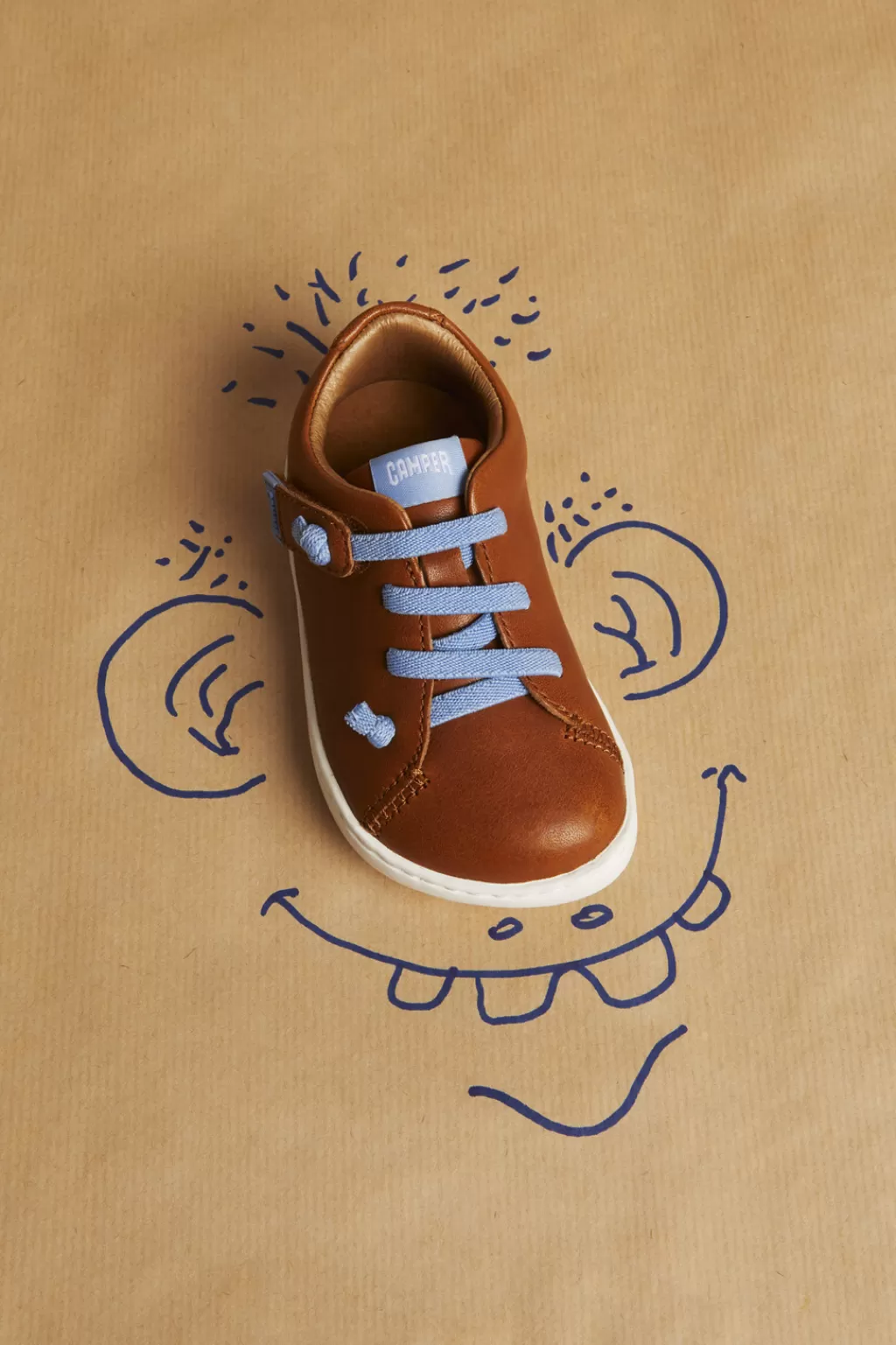 Camper Peu<Kids Sneakers | Hook And Loop